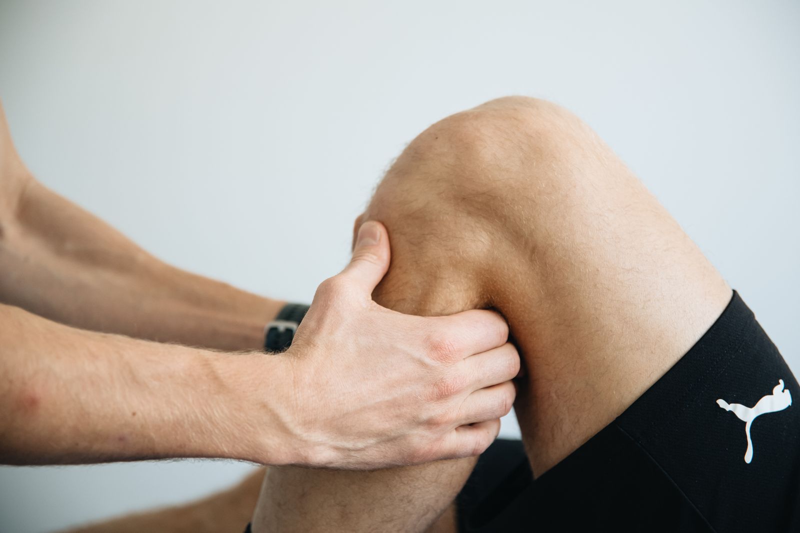 A physiotherapy session in a clinic
